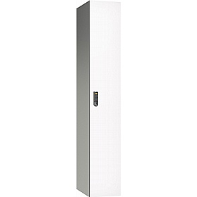 Pure Leisure Wet Area SGL Laminate Door Aluminium Lockers with Digital Combination Lock - Office Storage