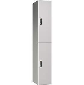 Pure Leisure Wet Area SGL Laminate Door Aluminium Lockers with Digital Combination Lock - Office Storage