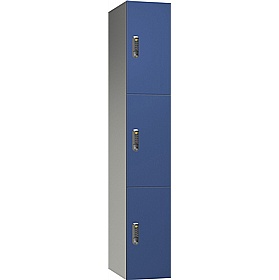 Pure Leisure Wet Area SGL Laminate Door Aluminium Lockers with Digital Combination Lock - Office Storage