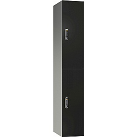 Pure Leisure Wet Area SGL Laminate Door Aluminium Lockers with Digital Combination Lock - Office Storage