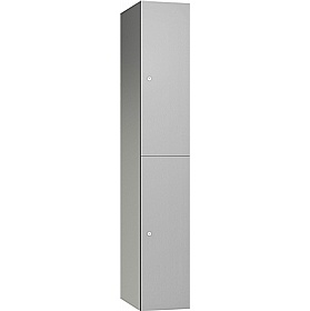 Pure Leisure Wet Area SGL Laminate Door Aluminium Lockers with Coin Return Lock - Office Storage