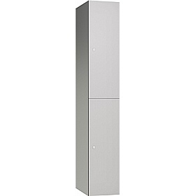 Pure Leisure Wet Area SGL Laminate Door Aluminium Lockers with Coin Return Lock - Office Storage