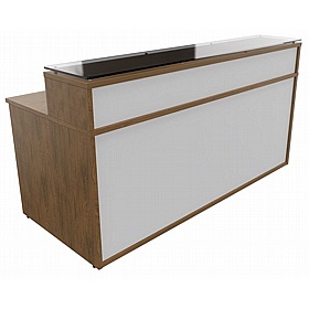 Enquire Duo Modular Reception Desk - Reception Area