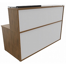 Enquire Duo Modular Reception Desk - Reception Area
