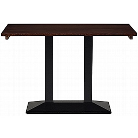 Quattro Rectangular Solid Wood Twin Upright Breakout and Cafe Tables - Breakout & Canteen