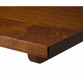 Quattro Rectangular Solid Wood Twin Upright Breakout and Cafe Tables - Breakout & Canteen