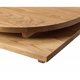 Quattro Round Solid Wood Breakout and Cafe Tables - Breakout & Canteen