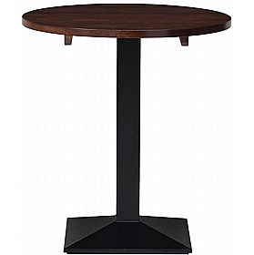Quattro Round Solid Wood Breakout and Cafe Tables - Breakout & Canteen