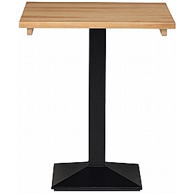 Quattro Square Solid Wood Breakout and Cafe Tables