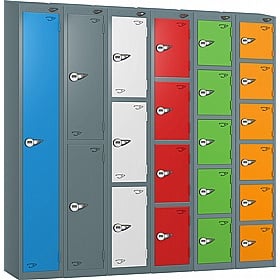 Pure Antibacterial Sloping Top Lockers with Manual Combination Lock