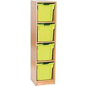 EduStore Static Single Column 3 Jumbo Tray Storage