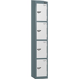 Pure Antibacterial Sloping Top Lockers with Hasp and Staple - Office Storage