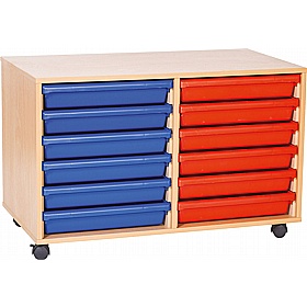 EduStore Double Column 12 A3 Tray Storage