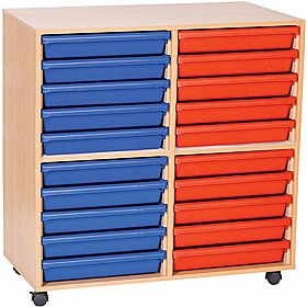 EduStore Double Column 20 A3 Tray Storage