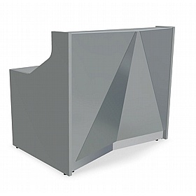 Alpa Rectangular Glass Reception Desks - Reception Area