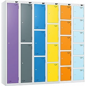 Pure Antibacterial Lockers with Coin Return Lock