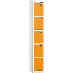 Pure Antibacterial Sloping Top Lockers with Coin Return Lock - Office Storage