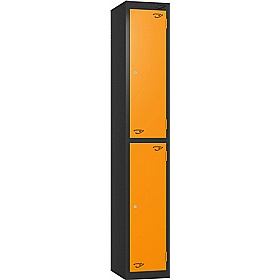 Pure Antibacterial Sloping Top Lockers with Coin Retain Lock - Office Storage