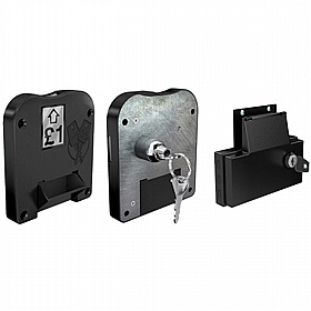 Pure Antibacterial Sloping Top Lockers with Coin Retain Lock - Office Storage