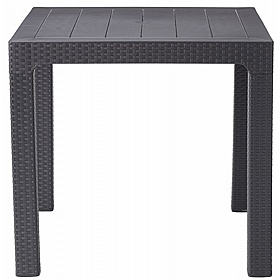 Canterbury Rattan Polypropylene Bistro Table - Breakout & Canteen