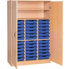 EduStore Triple Column 36 Shallow Tray Combination Cupboards