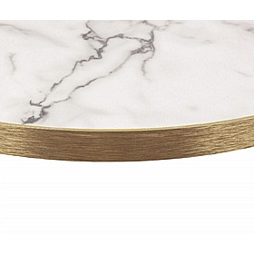 Bistro High Gloss Round Breakout and Cafe Tables - Breakout & Canteen