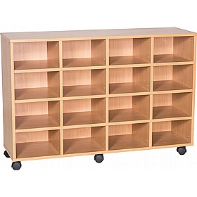 Cubby Quad Column 16 Deep Tray Storage - School Furniture