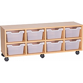Cubby Quad Column 8 Deep Tray Storage
