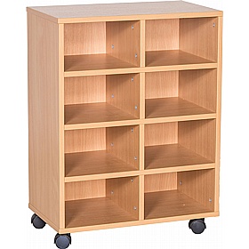 Cubby Double Column 8 Deep Tray Storage - School Furniture
