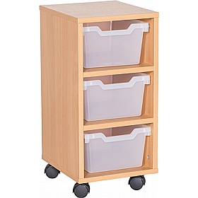Cubby Single Column 3 Deep Tray Storage