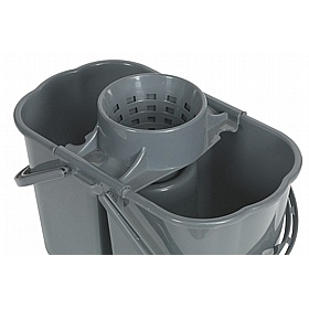 Dual Compartment 15L Mop Bucket - Office Accessories