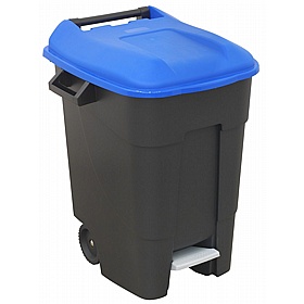100L Refuse Wheelie Bins with Foot Pedal - Office Accessories