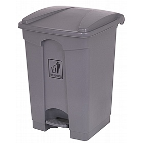 45L Heavy Duty Refuse Waste Bin with Foot Pedal - Office Accessories