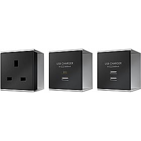 Pure Power 8 Compartment Laptop and Tablet Charging Cupboard with Cam Lock - Office Storage