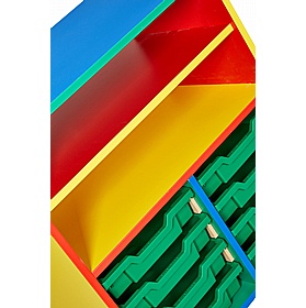 Colore Double Column 8 Tray Combination Storage - School Furniture