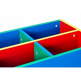 Colore Double Column Kinderbox Shallow Tray Storage - School Furniture