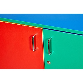 Colore Double Door School and Library Mobile Cupboards - School Furniture