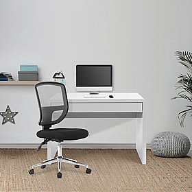 Nordic Compact High Gloss Home Office Desk - Office Desks