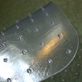 Valuemat Basic Rectangular Vinyl Chair Mat for Low Pile Carpets - Office Accessories