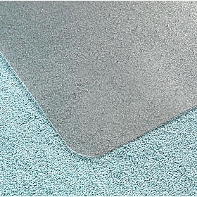 EcoTex Marvec Bio Carbon Neutral Rectangular Polycarbonate Chair Mat for Carpets - Office Accessories