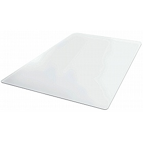 EcoTex Marvec Bio Carbon Neutral Rectangular Polycarbonate Chair Mat for Hard Floors - Office Accessories