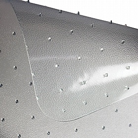 EcoTex Marlon BioPlus Carbon Neutral Rectangular Polycarbonate Chair Mat for Carpets - Office Accessories