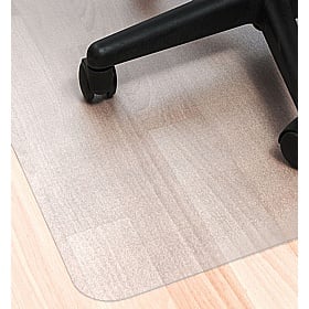 EcoTex Marlon BioPlus Carbon Neutral Rectangular Polycarbonate Chair Mat for Hard Floors - Office Accessories