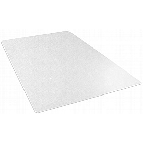 Cleartex Megamat Rectangular PVC Chair Mat for Hard Floors and Carpets - Office Accessories
