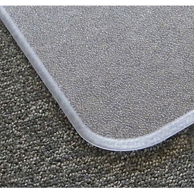Cleartex Megamat Rectangular PVC Chair Mat for Hard Floors and Carpets - Office Accessories
