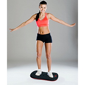 AFS-TEX Active Anti-Microbial Exercise Wobble Balance Board - Office Accessories
