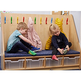 KubbyClass Early Years Nursery Cloakroom Bench - School Furniture