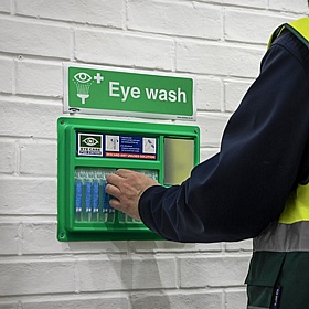 Wall Mounted Eye Wash Station - Office Accessories