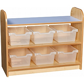 KubbyClass Early Years Nursery Open Back Bookcases - School Furniture