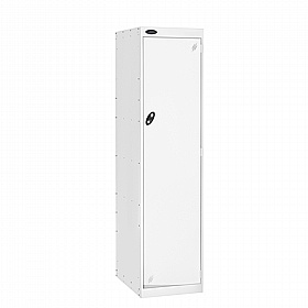 Atom Probe II Antibacterial Police Lockers with Hasp & Staple Lock - Office Storage